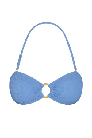 Costa Rica Top - Azure Crinkle Monday Swimwear