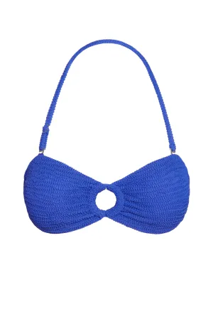Costa Rica Top - Cobalt Crinkle Monday Swimwear