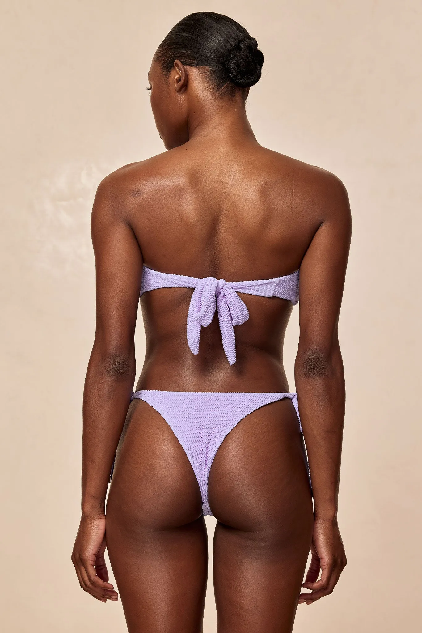 Costa Rica Top - Wisteria Crinkle Monday Swimwear