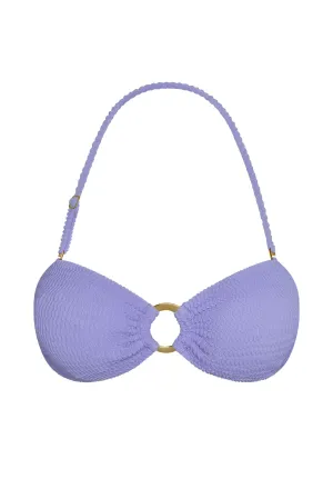Costa Rica Top - Wisteria Crinkle Monday Swimwear