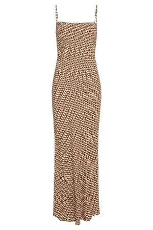 Cote D'azur Dress - Husk Geo Monday Swimwear