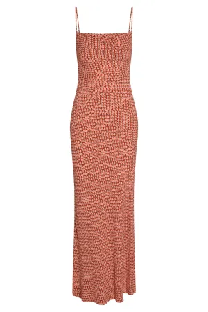 Cote D'azur Dress - Lattice Geo Monday Swimwear