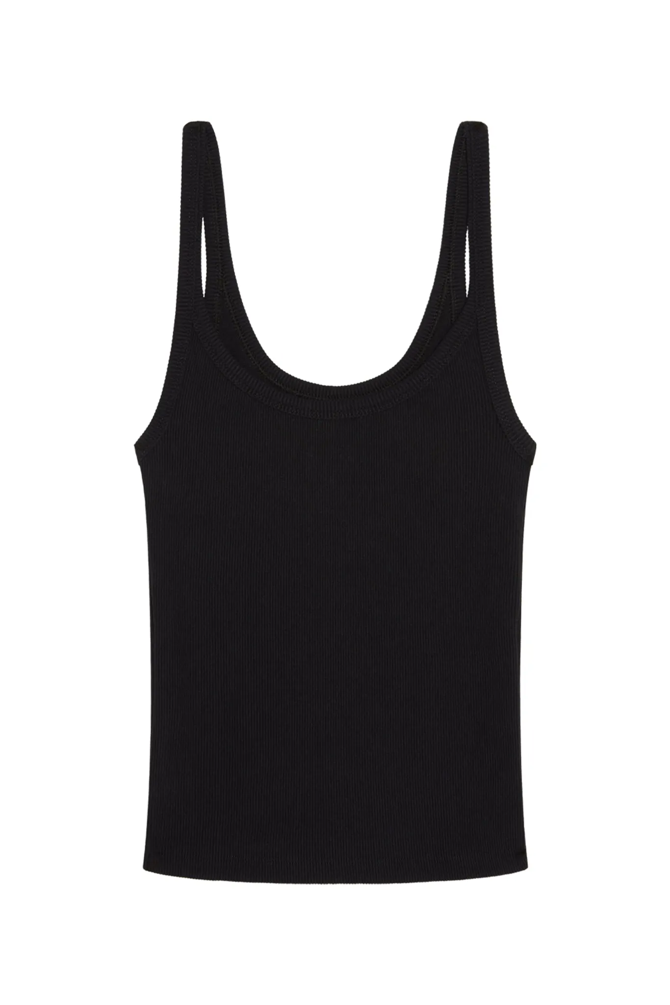 Devin Tank - Black Rib Monday Swimwear