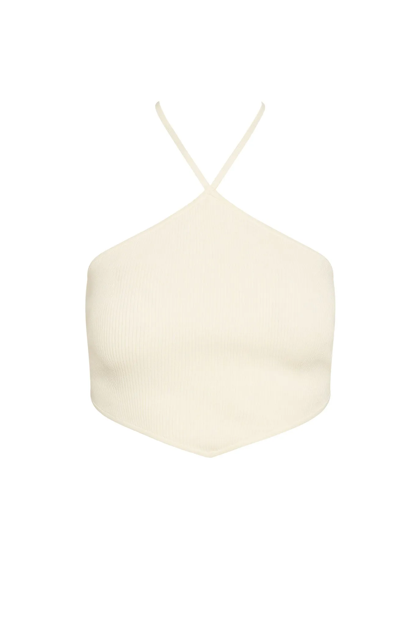 Doheny Top - Ivory Knit Rib Monday Swimwear