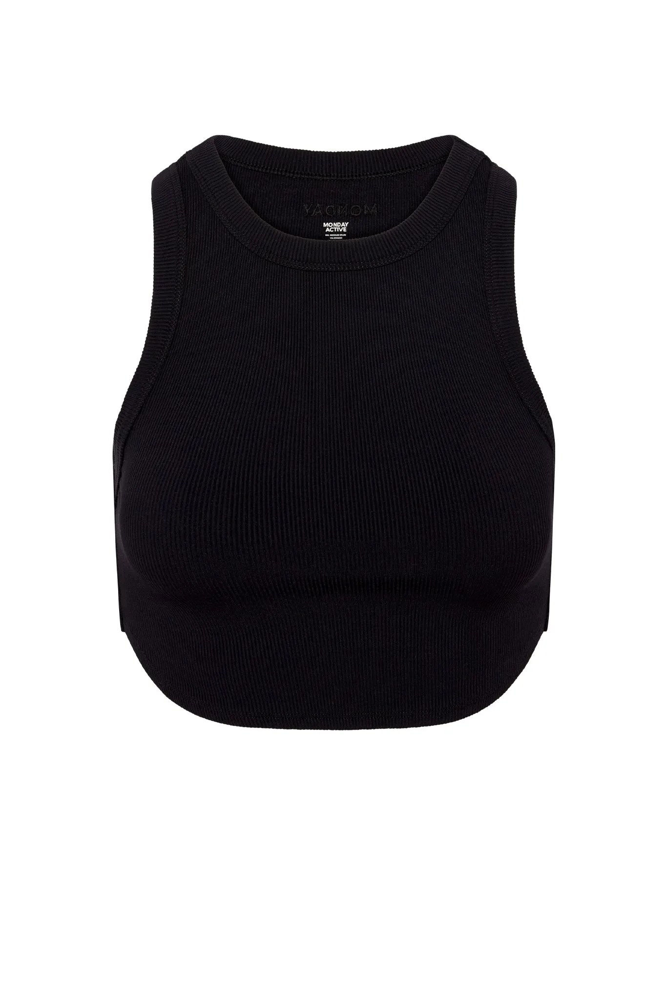 Everglades Tank - Black Thick Rib Monday Swimwear