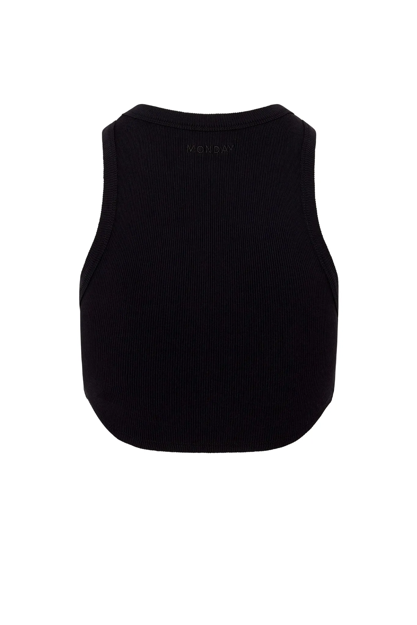 Everglades Tank - Black Thick Rib Monday Swimwear