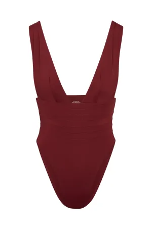 Florence One Piece - Burgundy Monday Swimwear