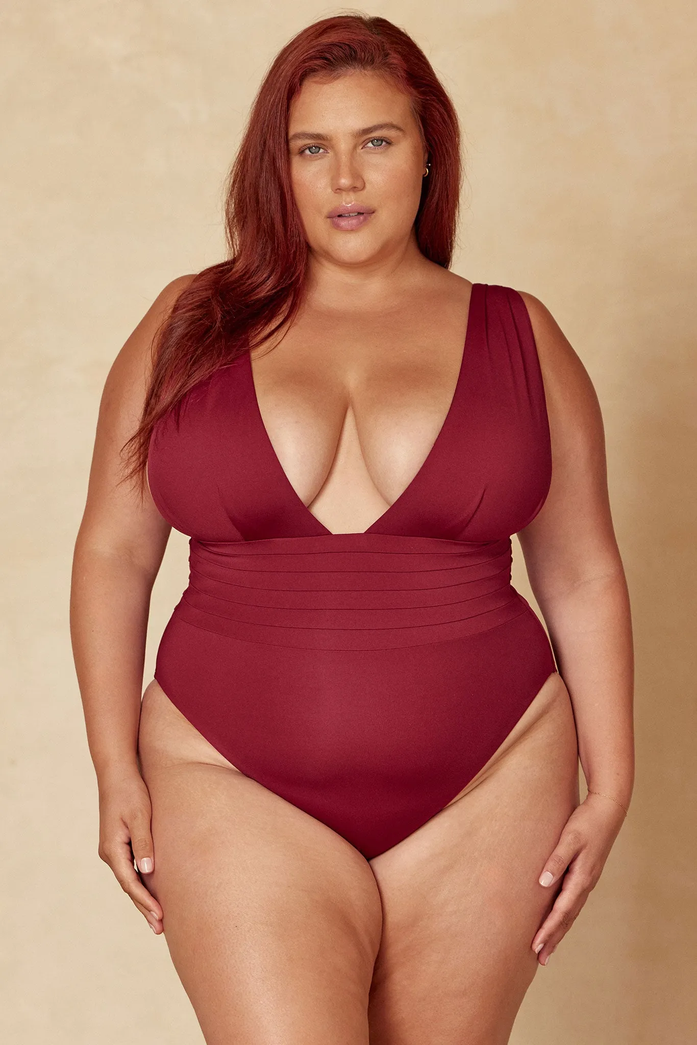Florence One Piece - Burgundy Monday Swimwear