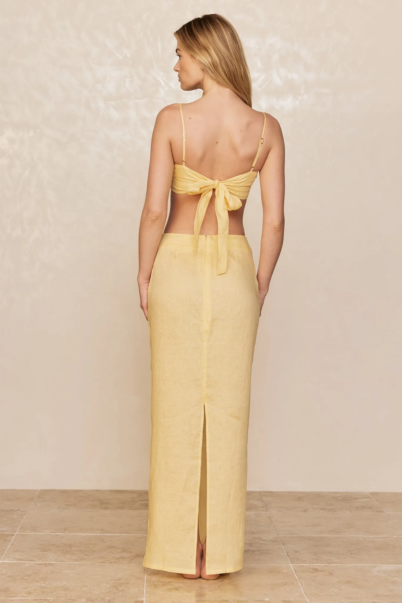 Fontelina Linen Skirt - Honey Monday Swimwear