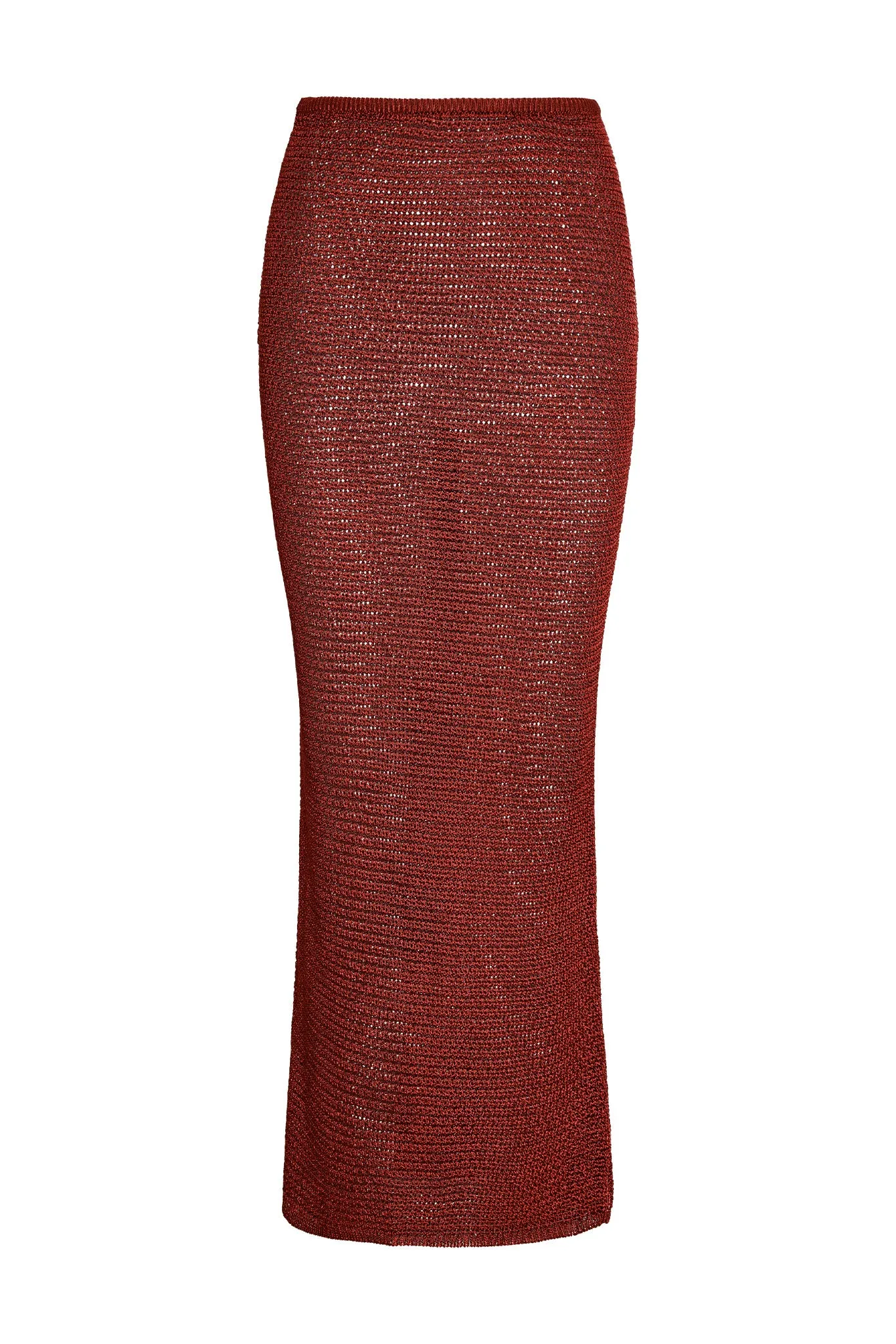 Fontelina Skirt - Burgundy Treble Knit Monday Swimwear