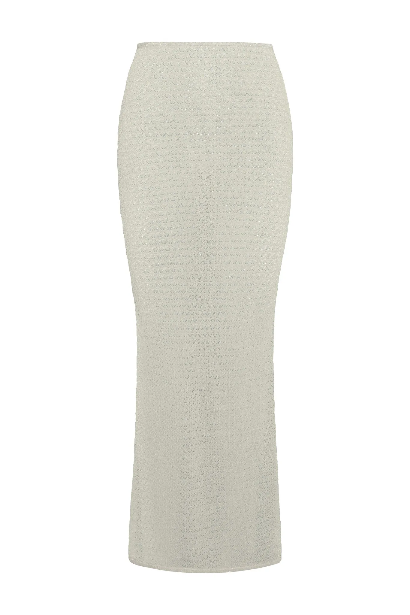 Fontelina Skirt - Ivory Lurex Lace Crochet Monday Swimwear