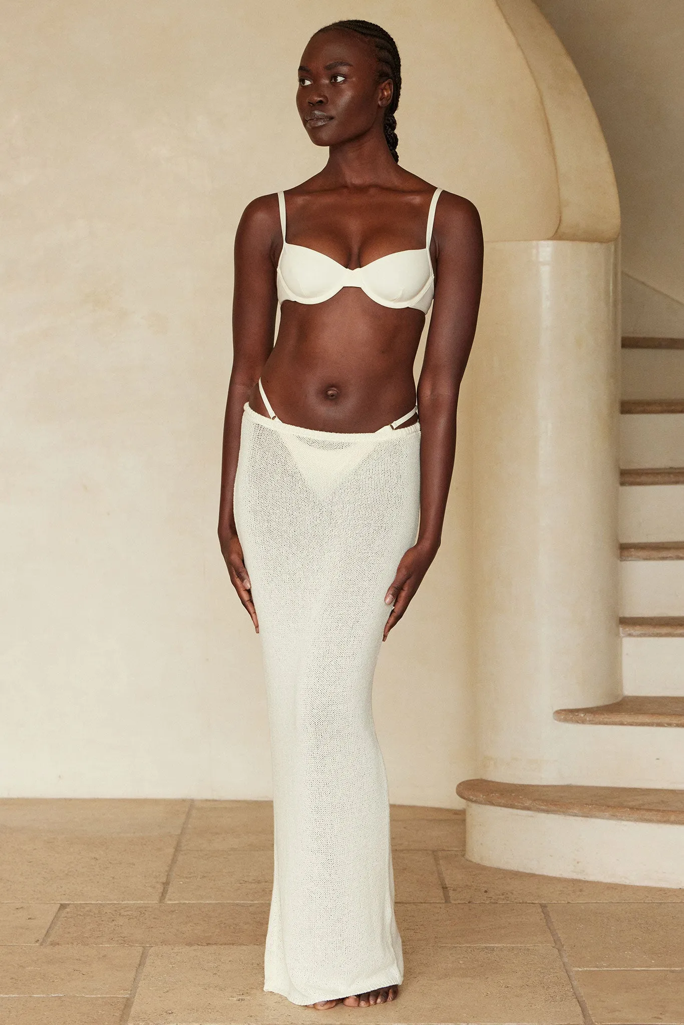 Fontelina Skirt - Ivory Monday Swimwear