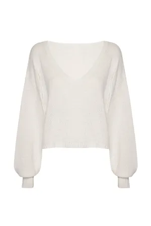 Hamilton Island Sweater - White Monday Swimwear
