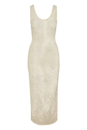 Hamptons Dress - Ivory Crochet Monday Swimwear