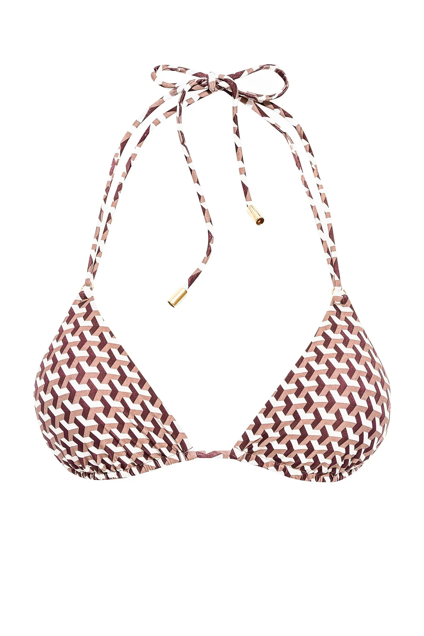 Hanalei Top - Husk Geo Monday Swimwear
