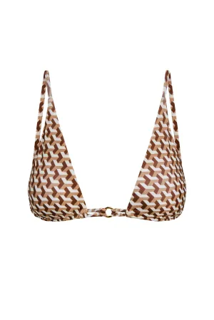 Havana Top - Husk Geo Monday Swimwear