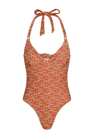 Honolulu One Piece - Chain Geo Monday Swimwear