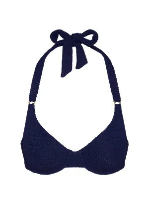 Honolulu Top - Midnight Crinkle Monday Swimwear
