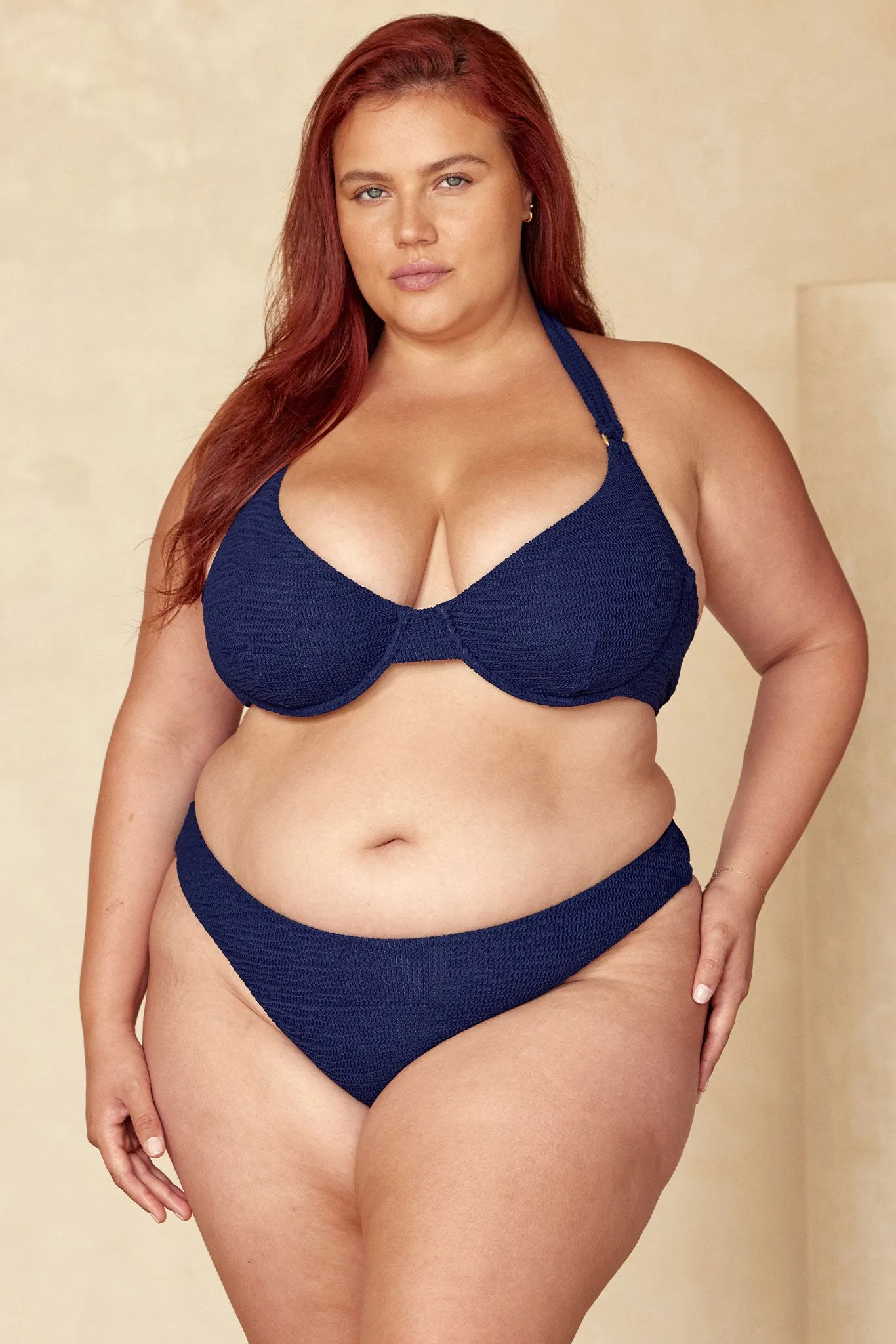 Honolulu Top - Midnight Crinkle Monday Swimwear