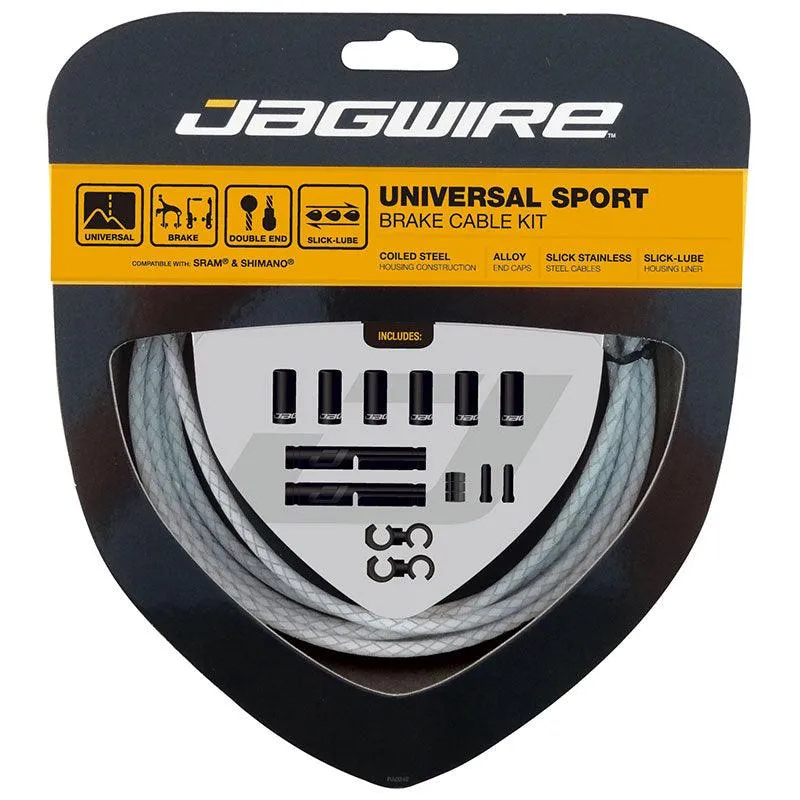 Jagwire Universal Sport DIY Brake Cable Kit (Black)