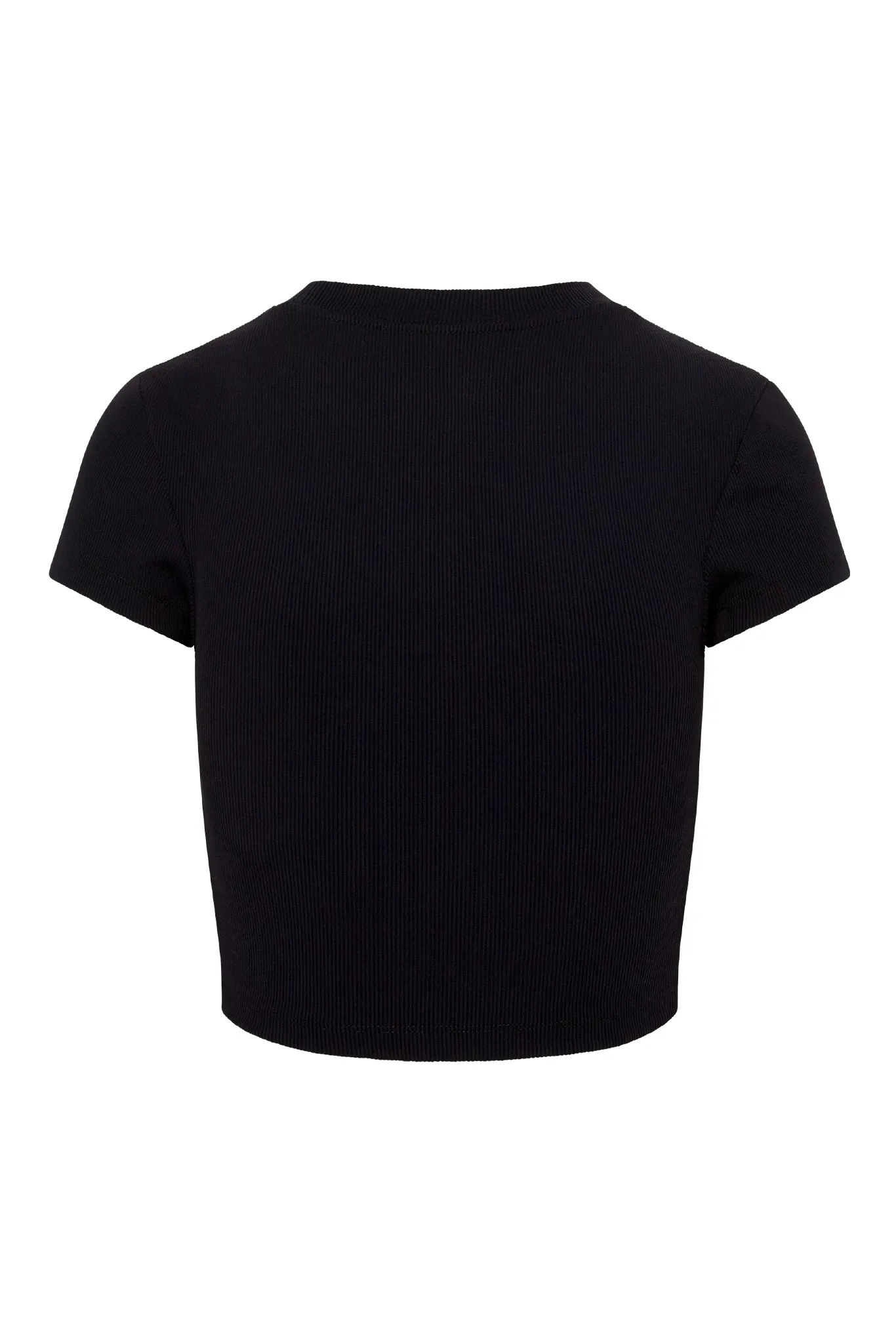 Joshua Tree Top - Black Thick Rib Monday Swimwear