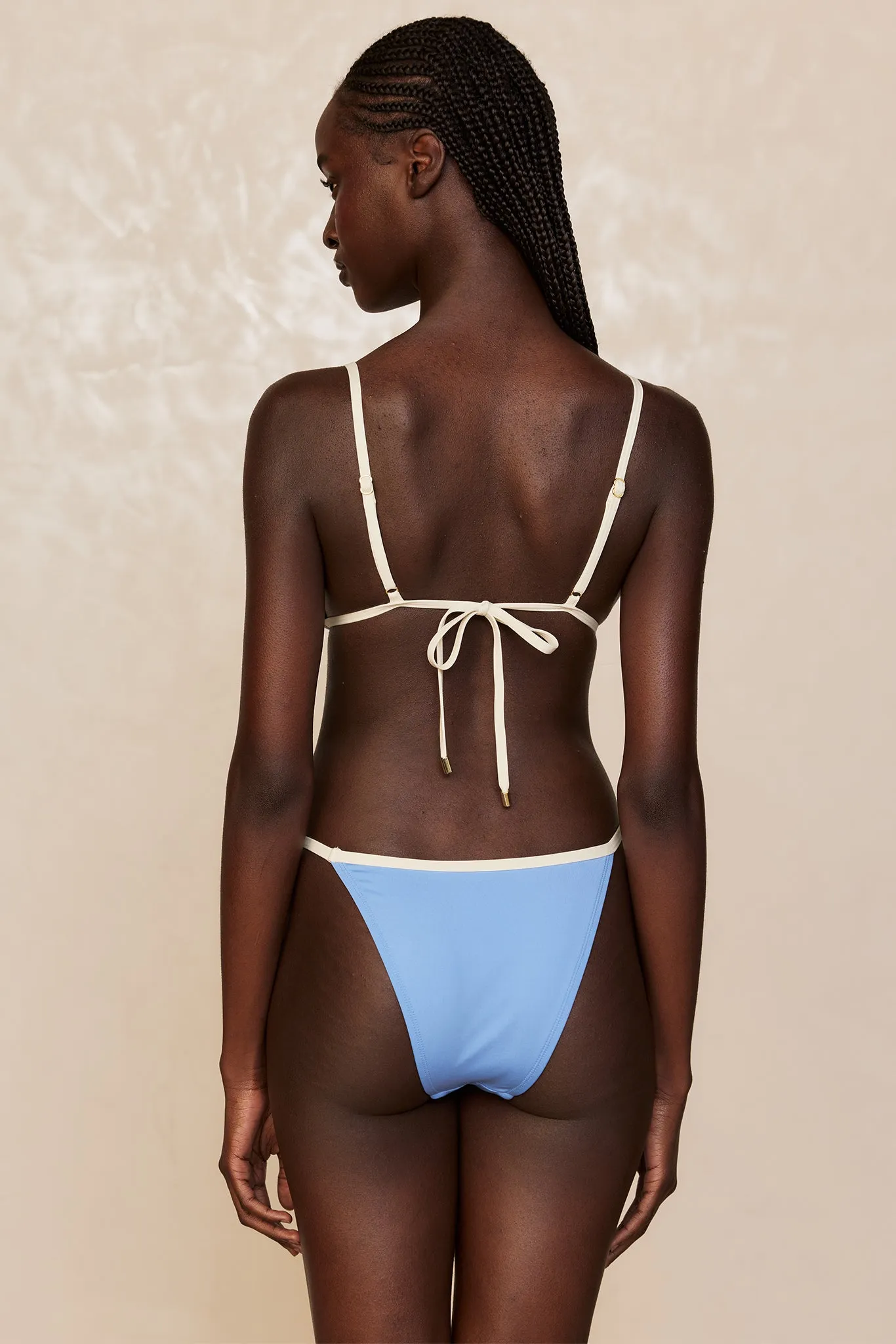 Kauai Bottom - Azure/Ivory Monday Swimwear