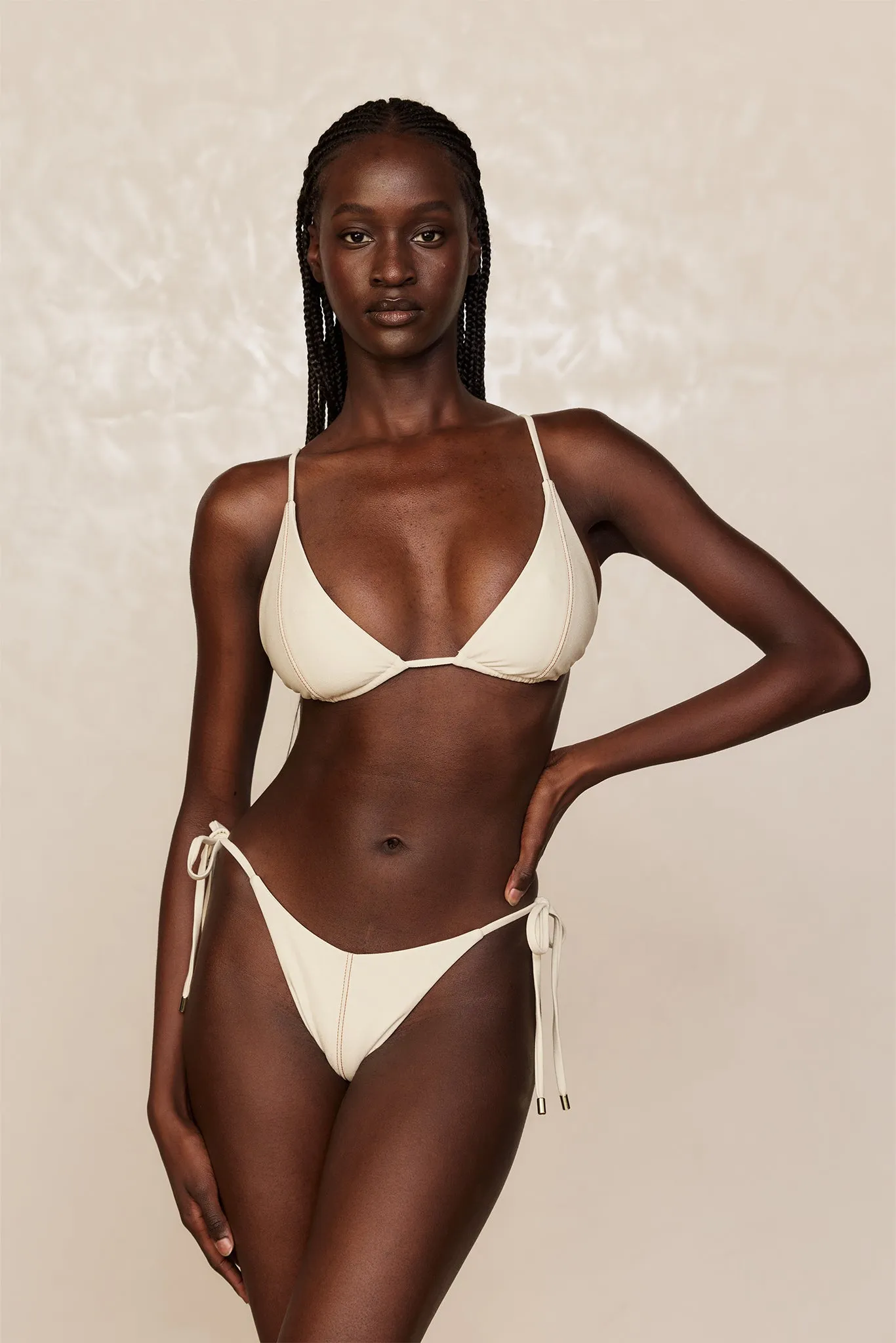 Kauai Top - Champagne Denim Monday Swimwear