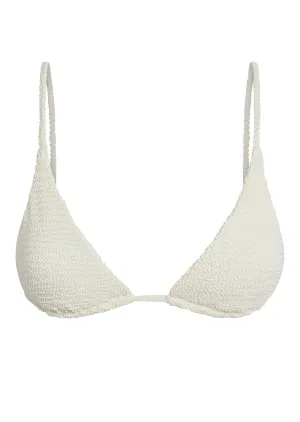 Kauai Top - Ivory Crinkle Monday Swimwear