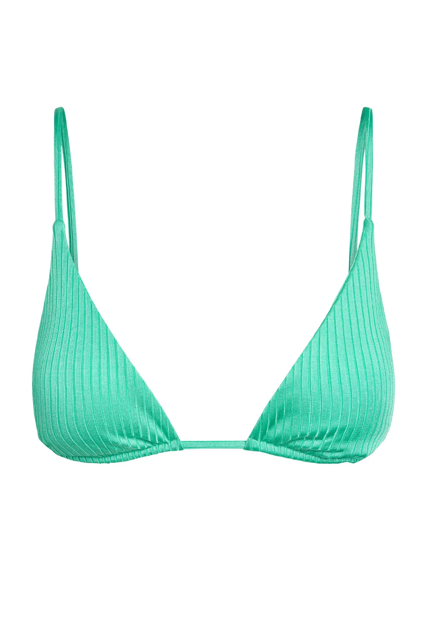 Kauai Top - Turquoise Wide Rib Monday Swimwear