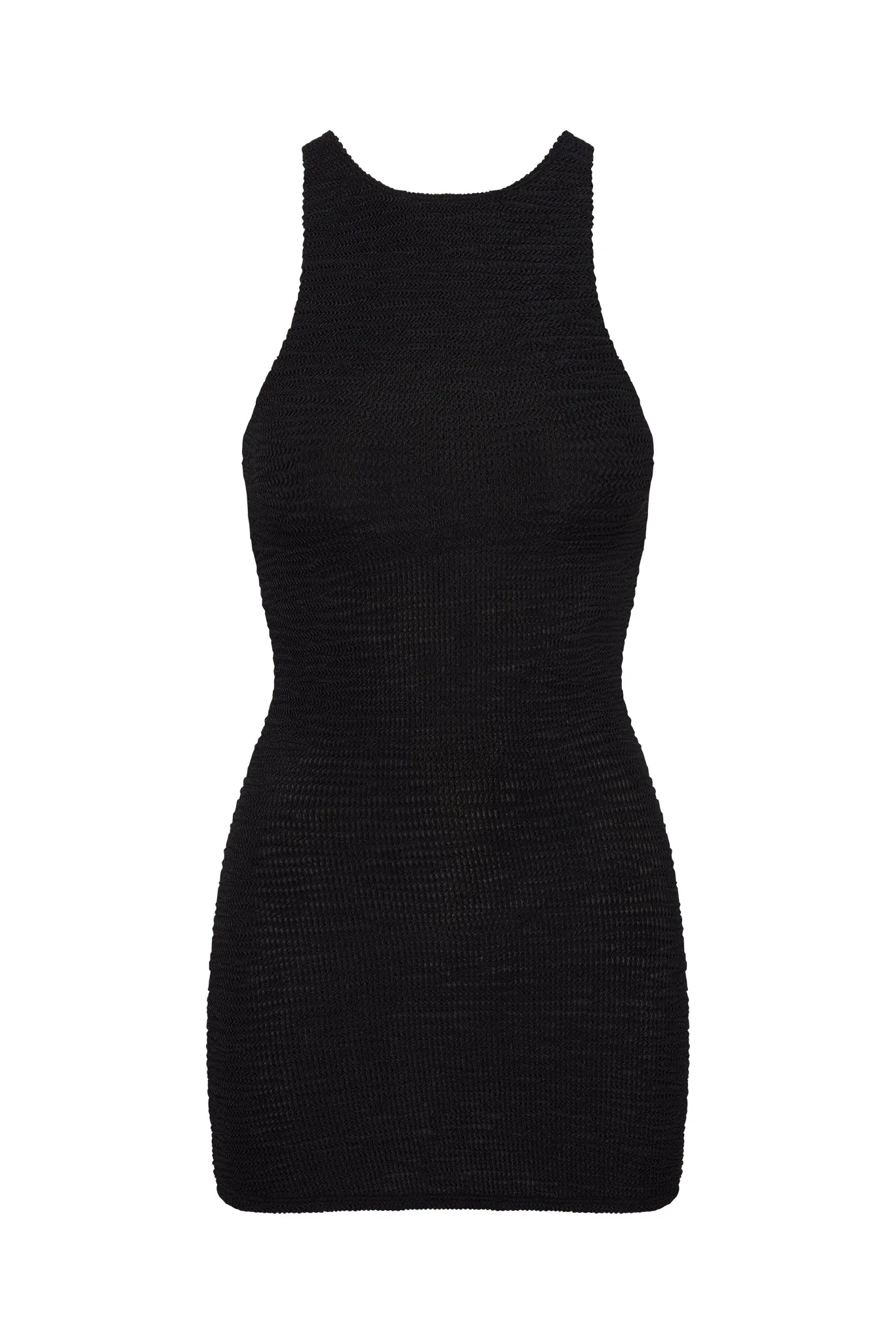 Kokomo Dress - Black Crinkle Monday Swimwear