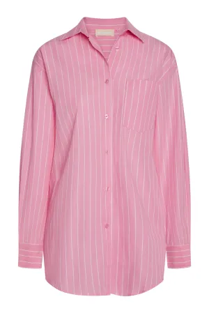 La Jolla Shirt - Cherry Blossom Stripe Monday Swimwear