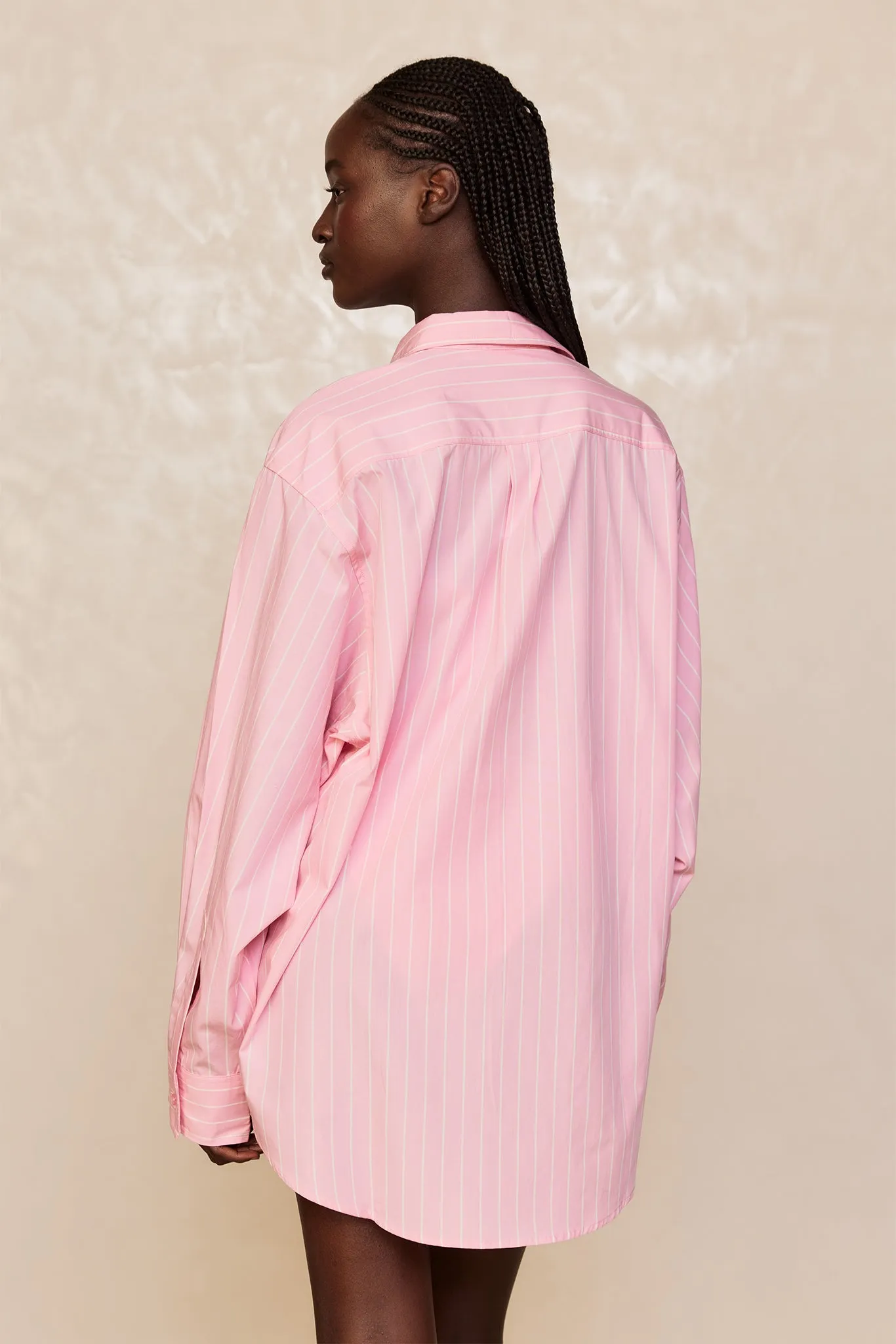 La Jolla Shirt - Cherry Blossom Stripe Monday Swimwear