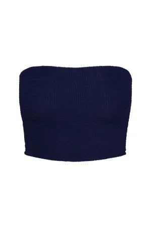 Laguna Top - Midnight Crinkle Monday Swimwear