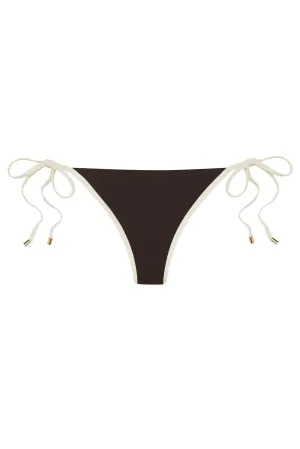 Le Marais Bottom - Espresso/Ivory Monday Swimwear