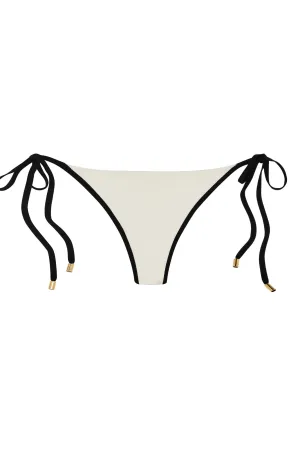 Le Marais Bottom - Ivory/Black Monday Swimwear