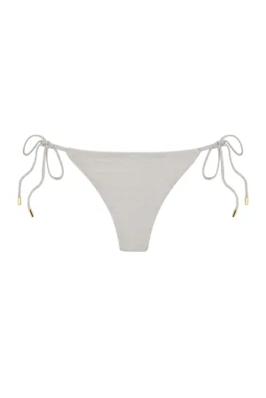 Le Marais Bottom - Soft Silver Shimmer Monday Swimwear