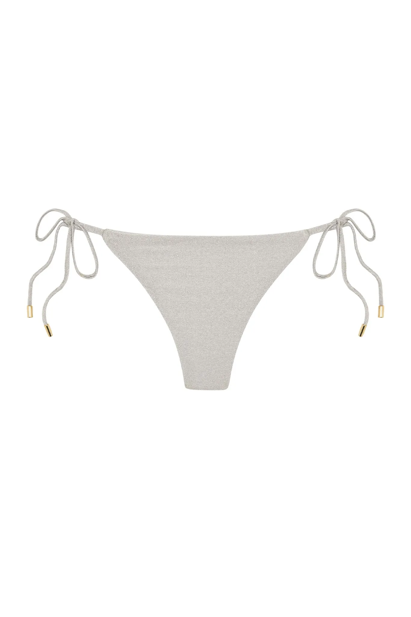 Le Marais Bottom - Soft Silver Shimmer Monday Swimwear