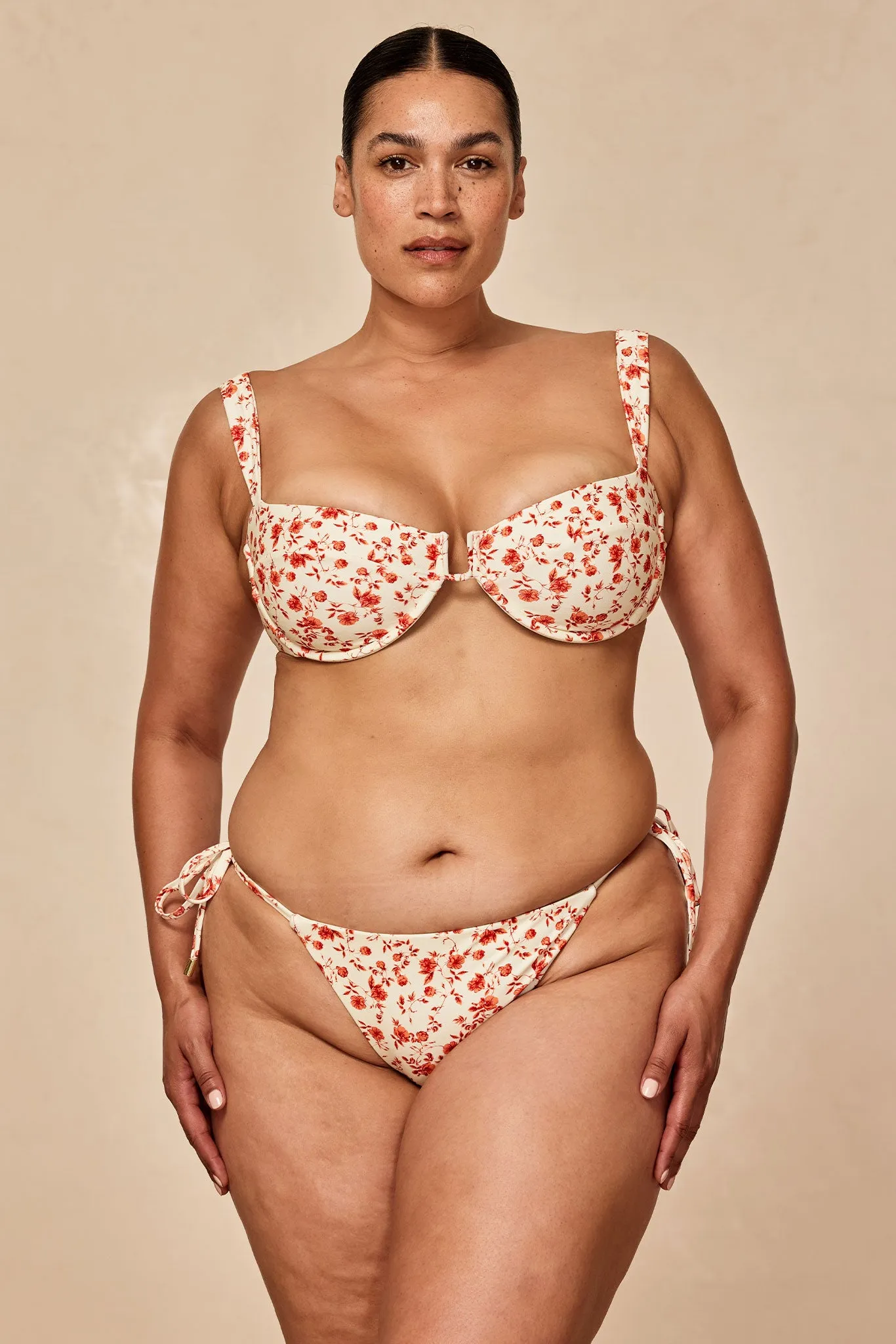 Le Marais Bottom - Sunrise Floral Monday Swimwear