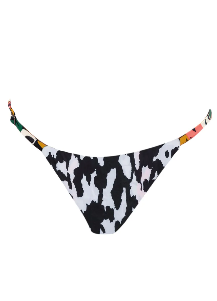 Maaji Abstrac Geo Flash Single Strap Bikini Bottom Maaji