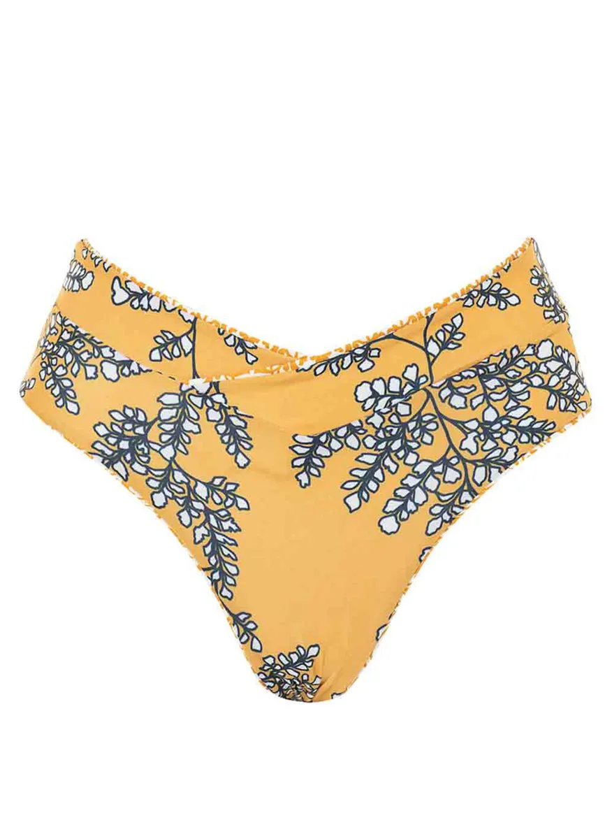 Maaji Amber Tribal Jannine Mid Rise Bikini Bottom Maaji
