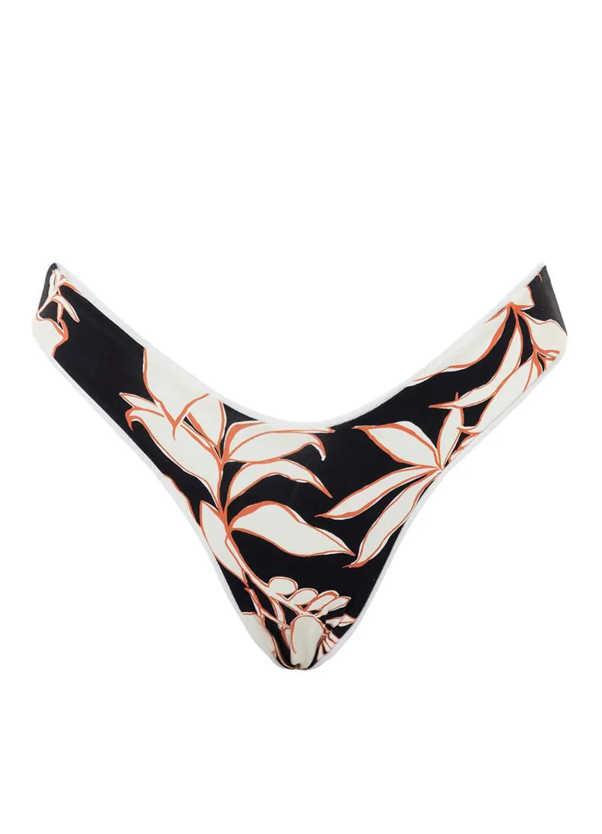 Maaji Antique White Valery Double V Bikini Bottom Maaji