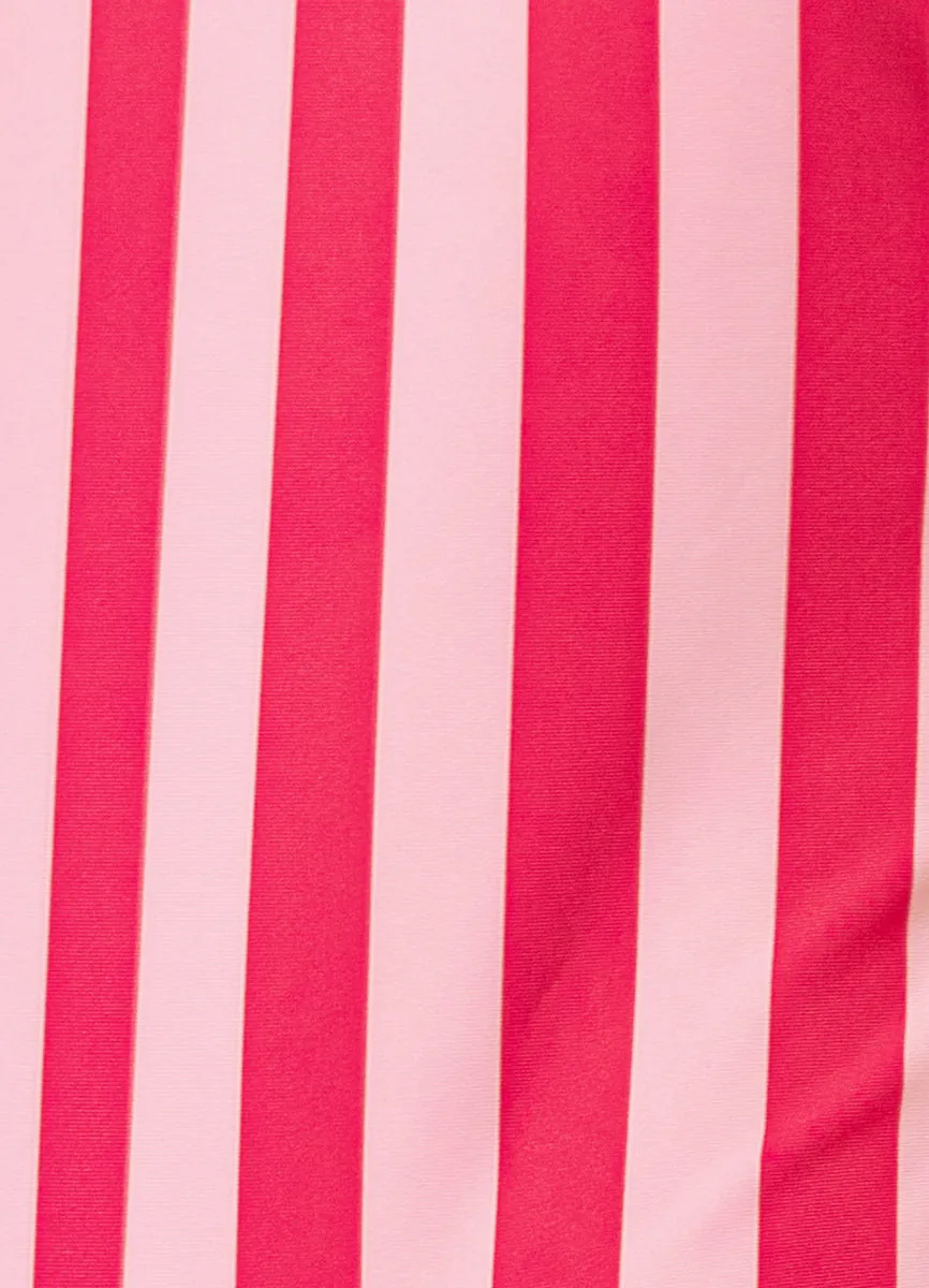 Maaji Apple Stripes Grape  Cut Out One Piece Maaji