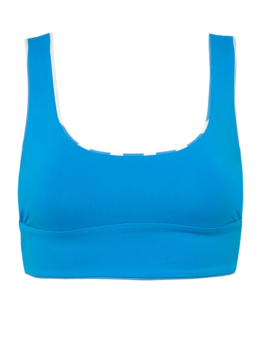 Maaji Azure Stripes Donna Bralette Long Line Bikini Top Maaji