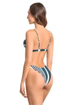 Maaji Barcode Megan High Leg Bikini Bottom Maaji