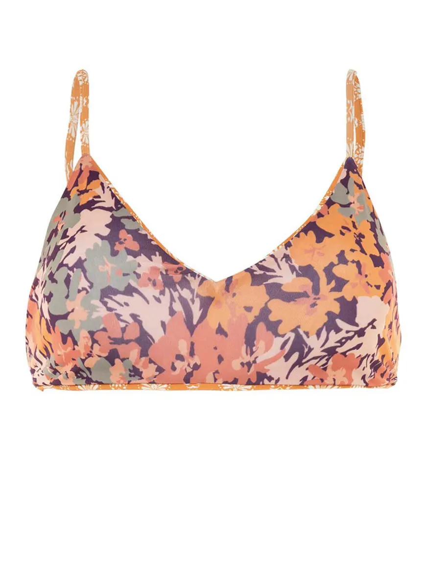 Maaji Batik Stamp Rocks Sporty Bralette Bikini Top Maaji