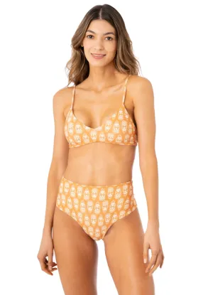 Maaji Batik Stamp Rocks Sporty Bralette Bikini Top Maaji