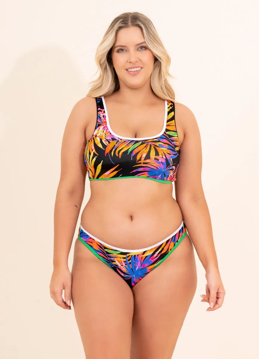 Maaji Black Onyx Max Classic Bikini Bottom Maaji