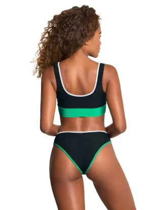 Maaji Black Onyx Max Classic Bikini Bottom Maaji