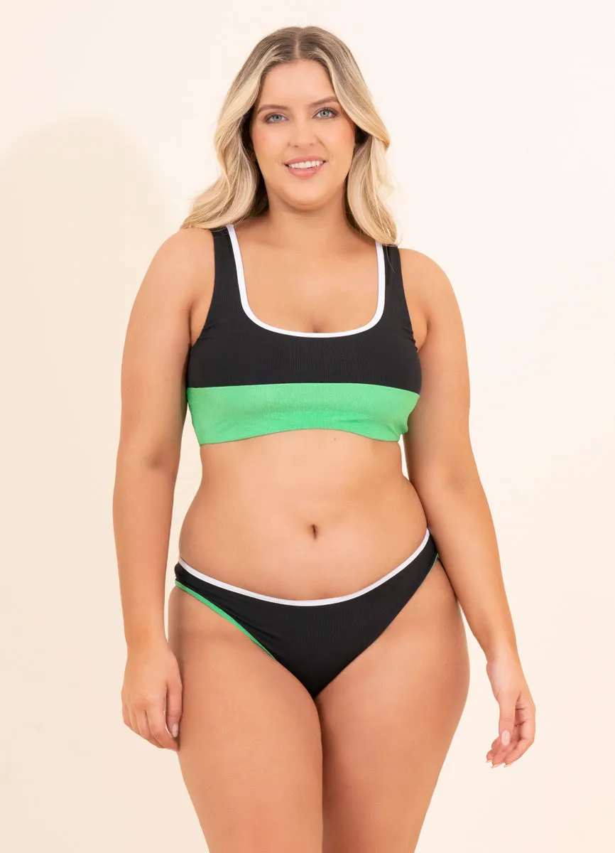 Maaji Black Onyx Max Classic Bikini Bottom Maaji