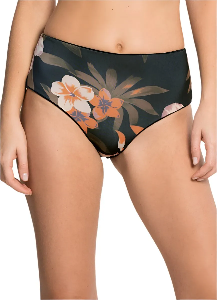 Maaji Black Sapphire Venus Mid Rise Bikini Bottom Maaji